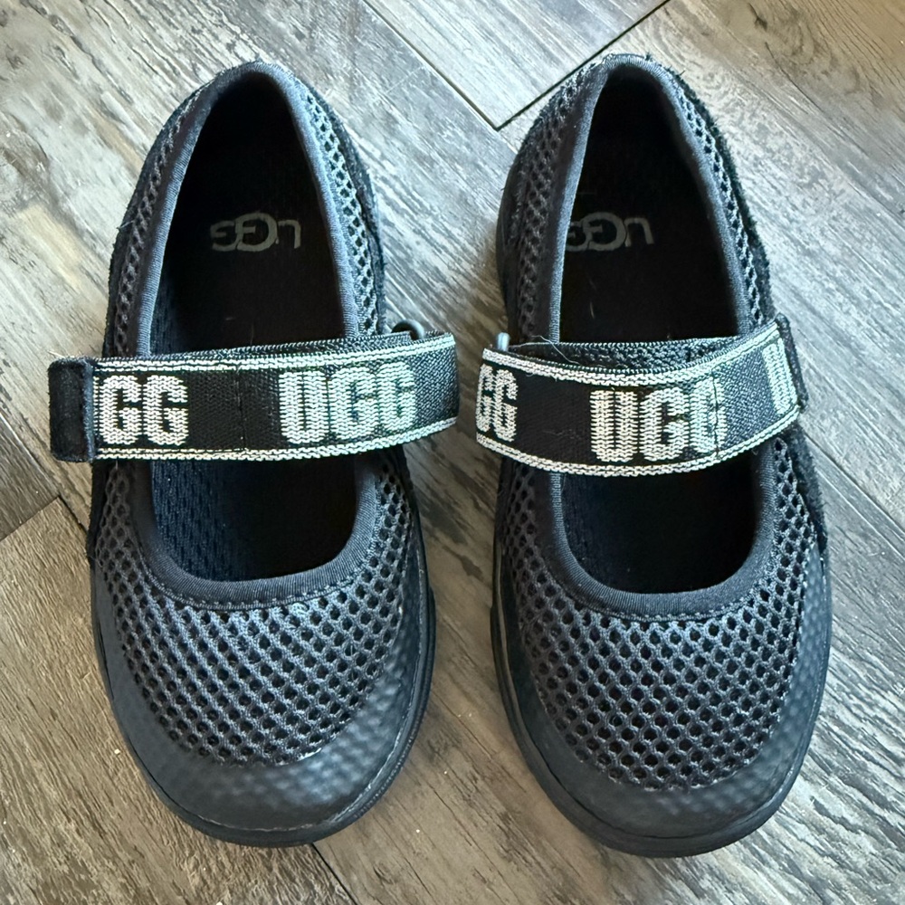 UGG Kids Black Mesh Shoes